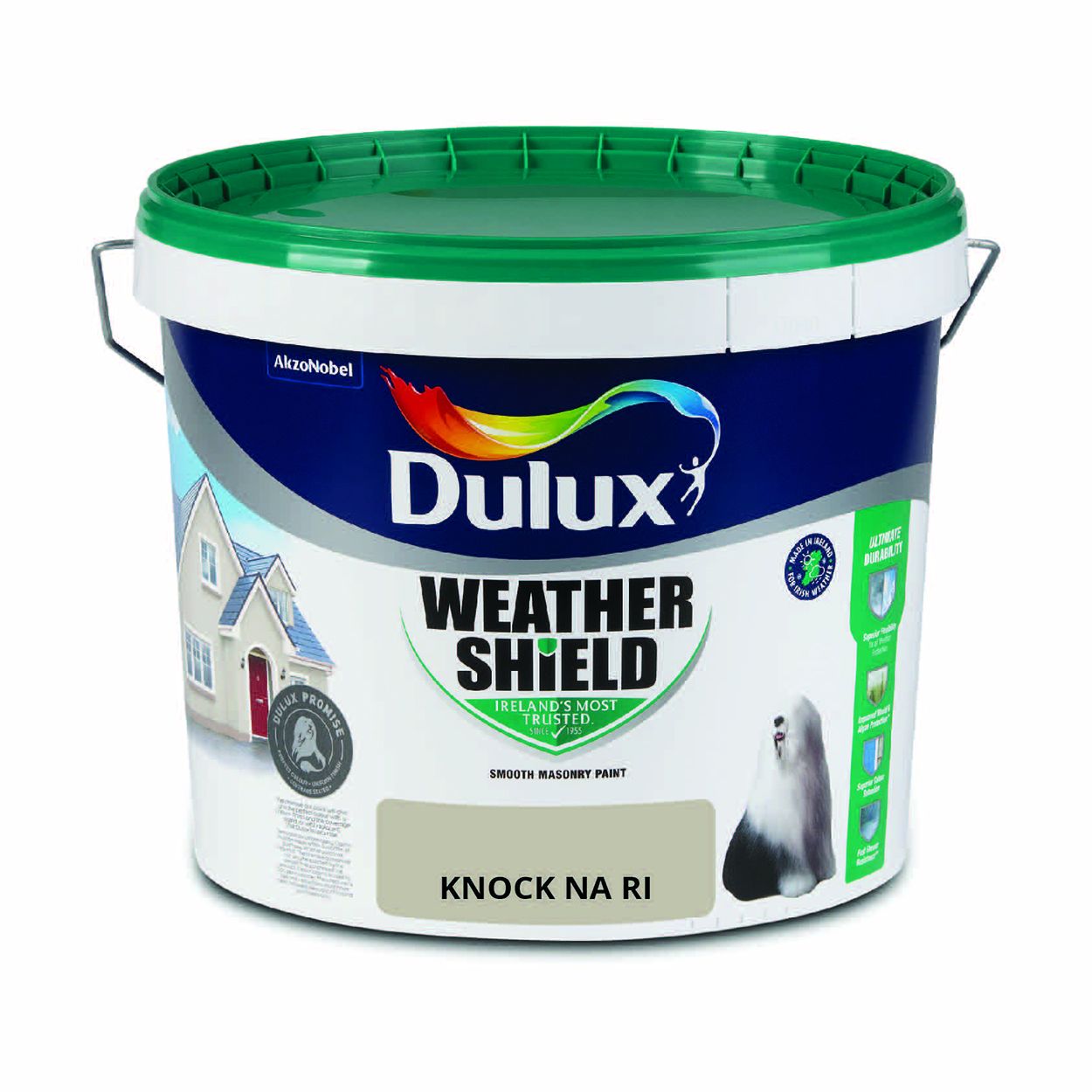 Dulux Weathershield Smooth Masonry Knock Na Ri 10L