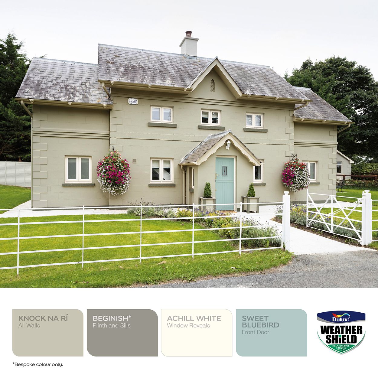 Dulux Weathershield Smooth Masonry Knock Na Ri 10L