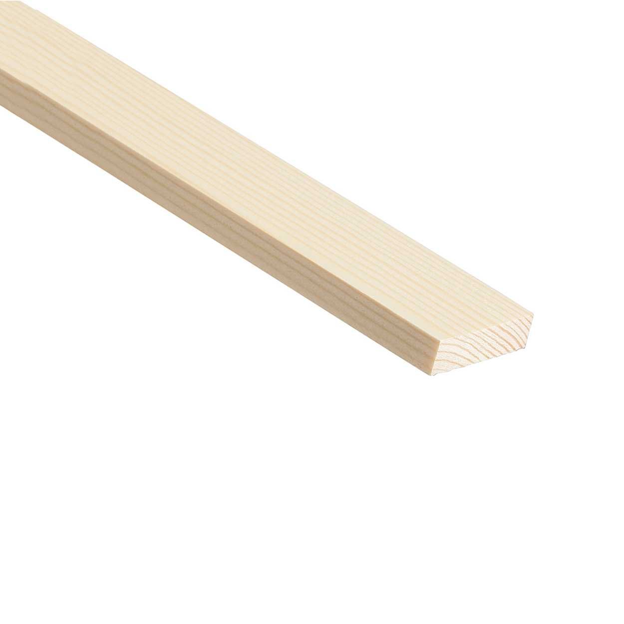 Cheshire Mouldings 2.4Mx44mX12mm Pine Strip wood TM633