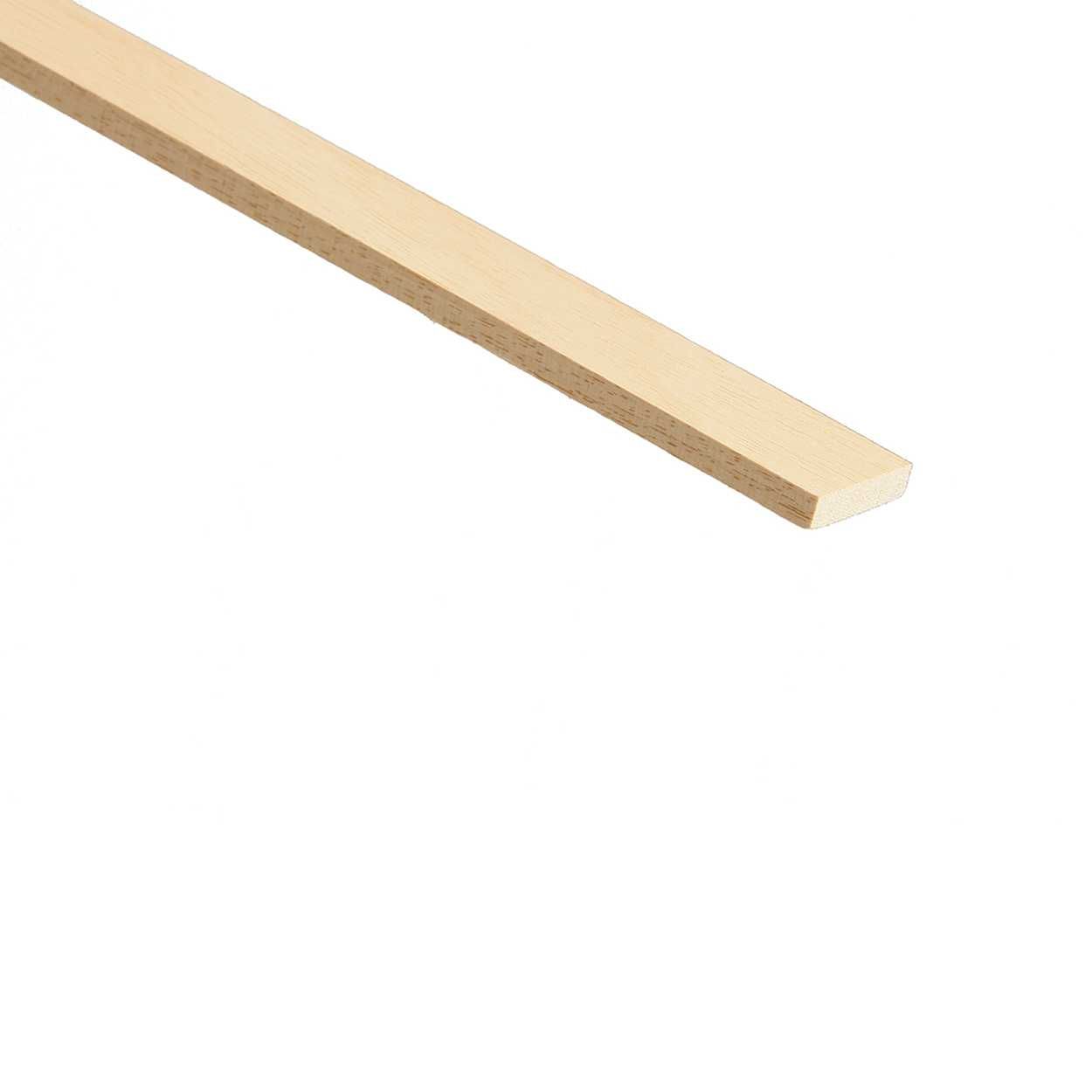 Cheshire Mouldings 25 x 6mm 2.4m Light Hardwood Strip wood RTM853