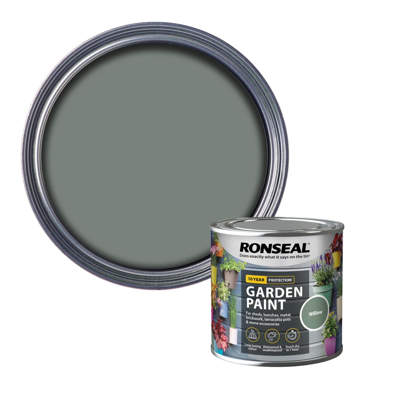 Ronseal 250ml Garden Paint Willow