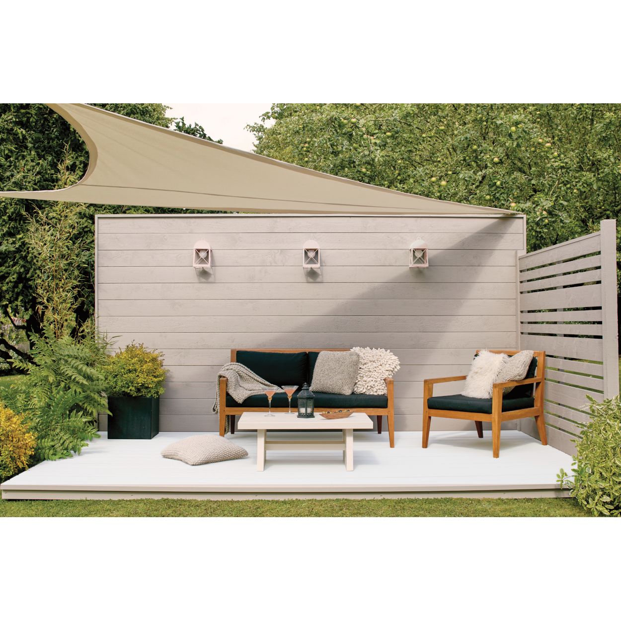 Ronseal 250ml Garden Paint White Ash