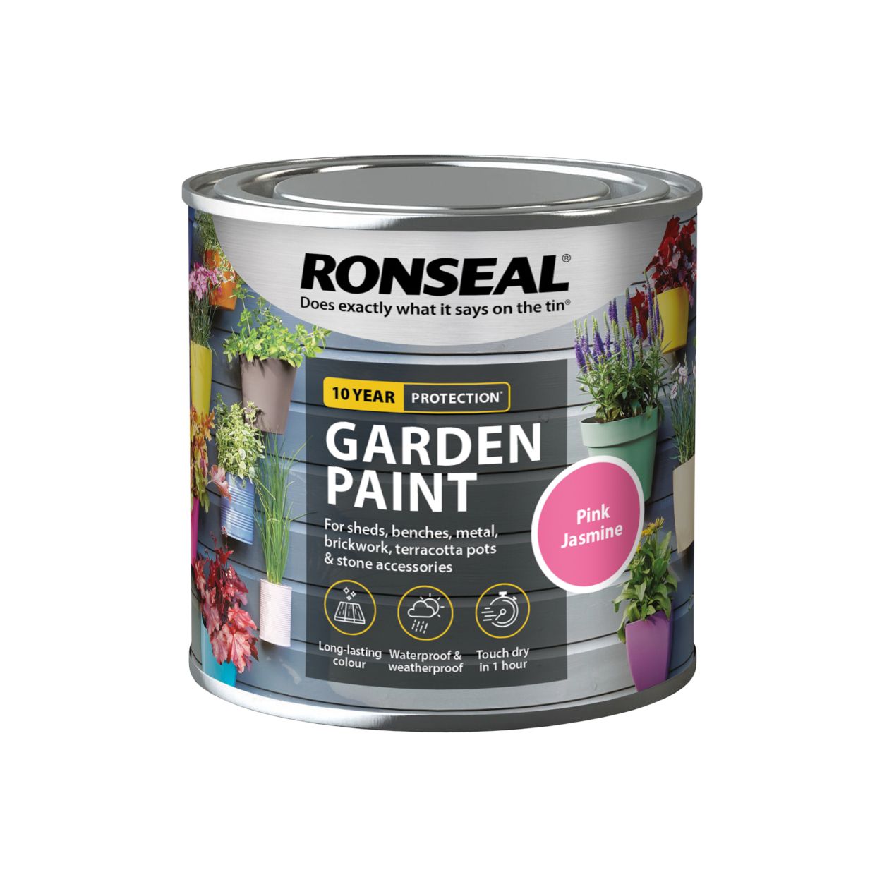 Ronseal 250ml Garden Paint Pink Jasmine
