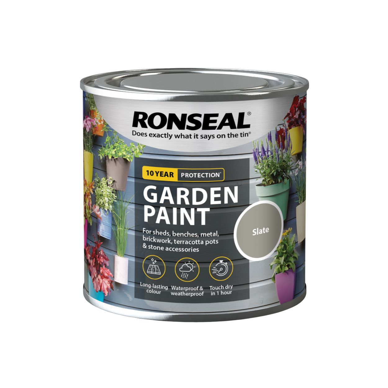 Ronseal 250ml Garden Paint Slate