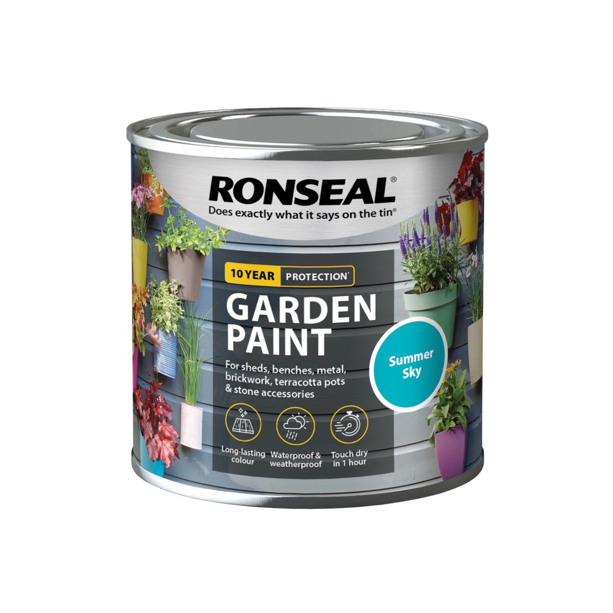 Ronseal 250ml Garden Paint Summer Sky