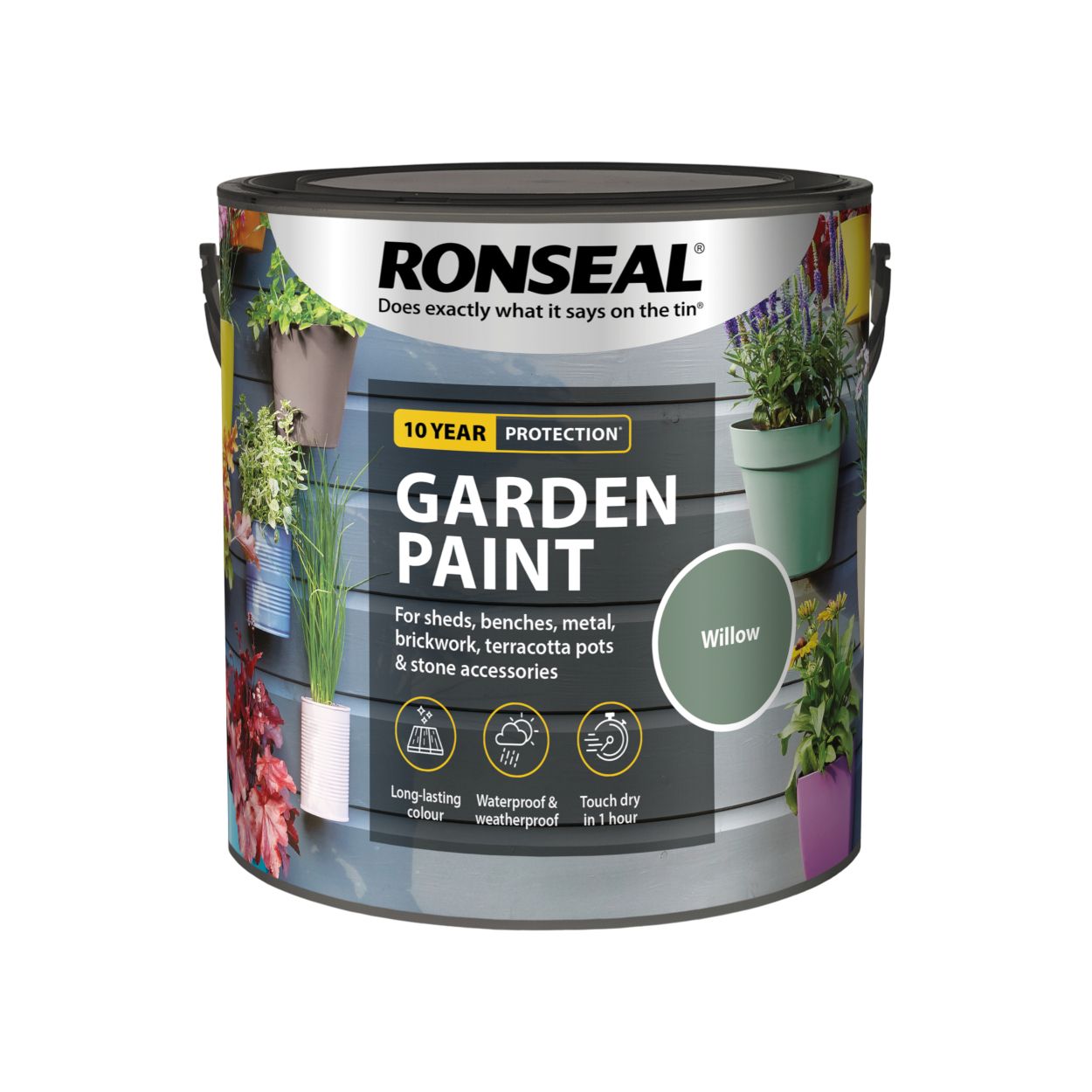 Ronseal 2.5 Litre Garden Paint Willow