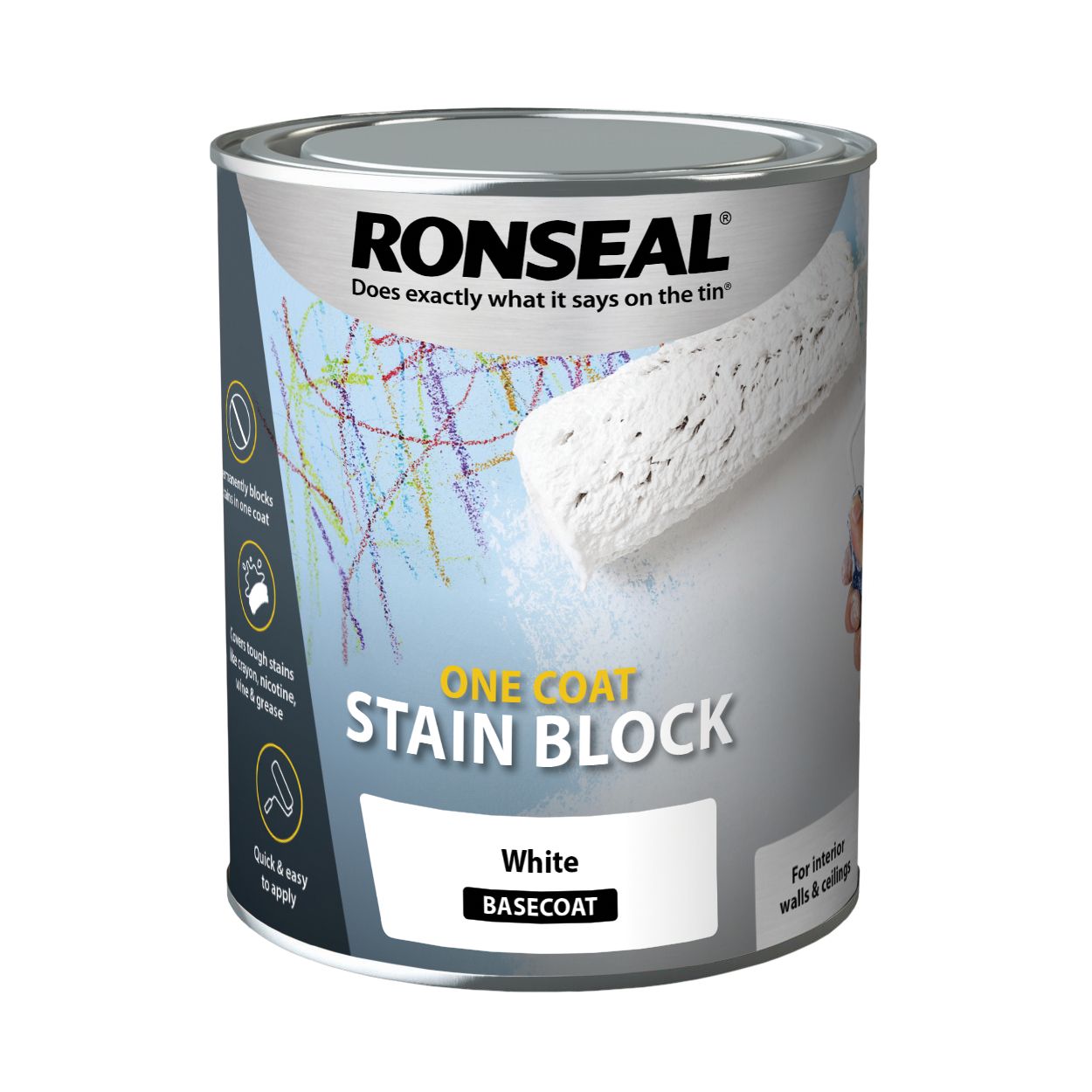 Ronseal 750ml One Coat Stain Block