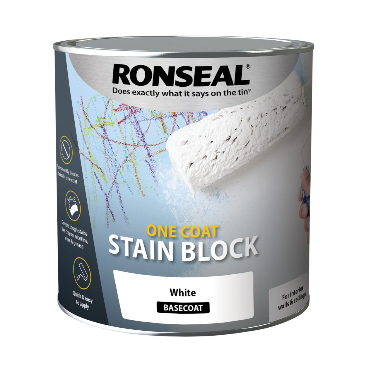 Ronseal 2.5L One Coat Stain Block