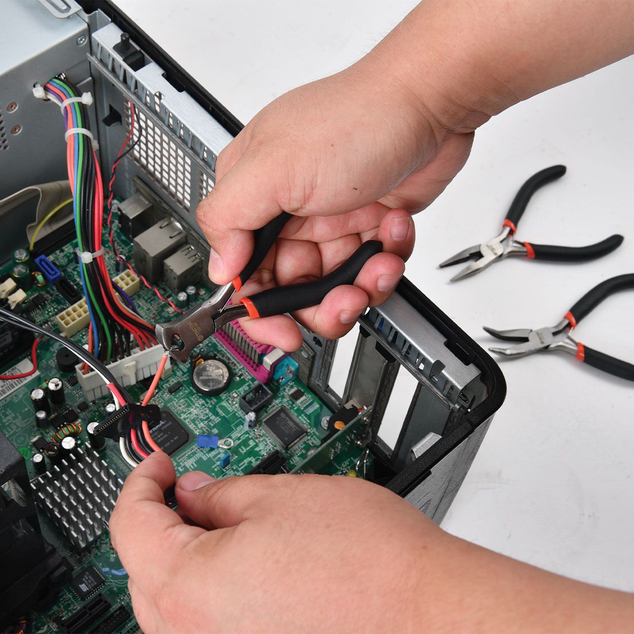 Tactix Mini Pliers Set - 4 Piece