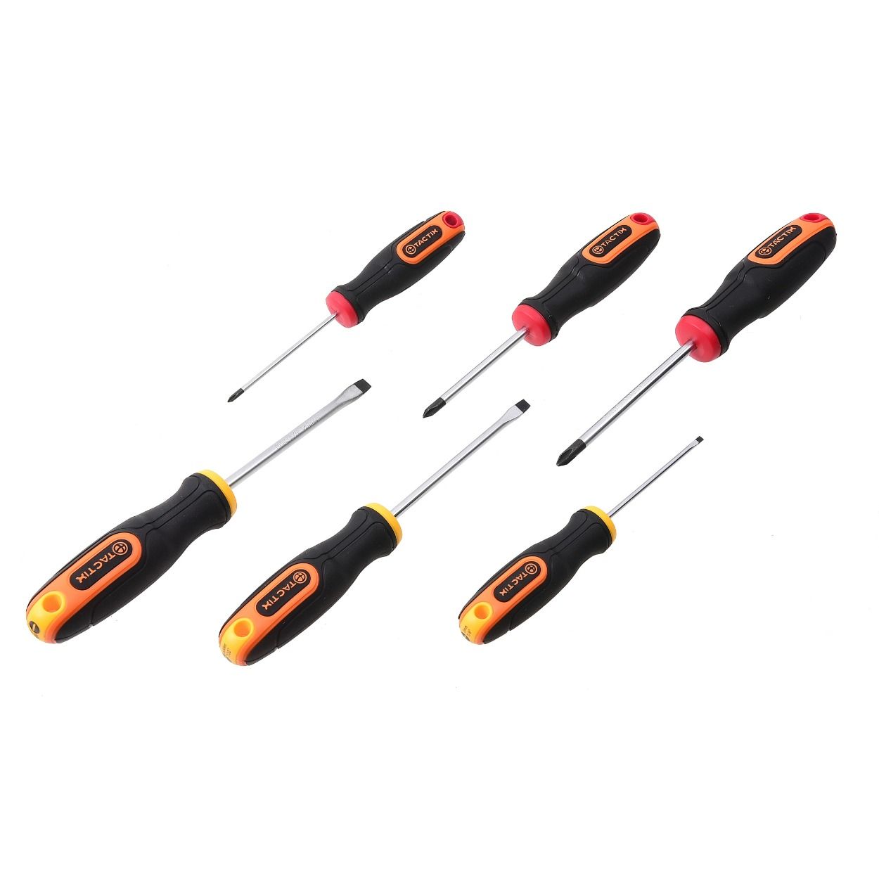 Tactix Screwdriver Set - 6 Piece