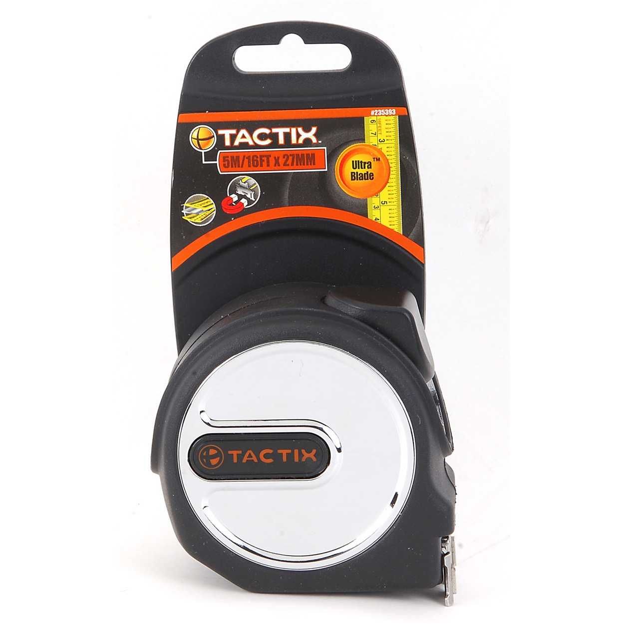 Tactix Tape Measure 5M/16FTx27mm