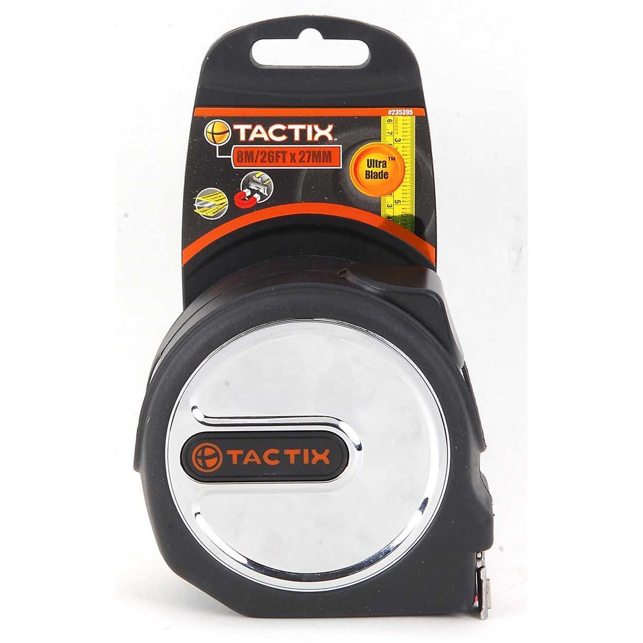 Tactix Tape Measure 8M/26FTx27mm