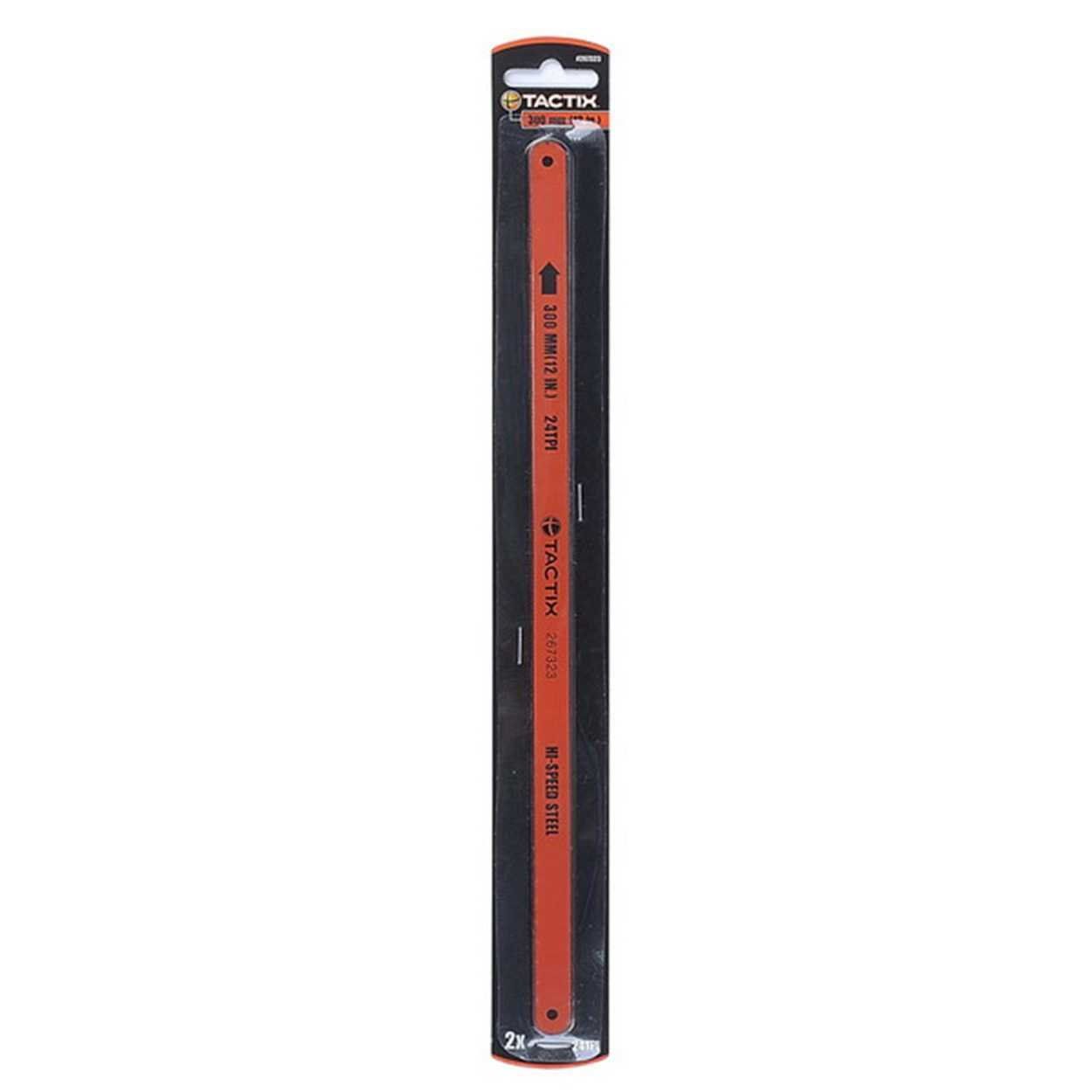 Tactix 30cm HSS Hacksaw Blades - 2 Piece