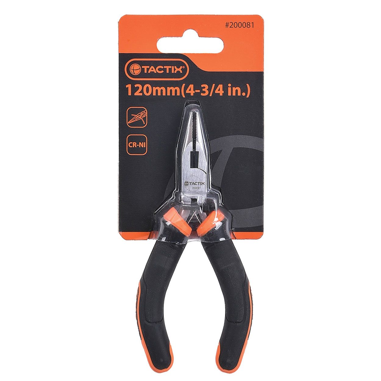 Tactix Mini Long Nose Pliers 120mm