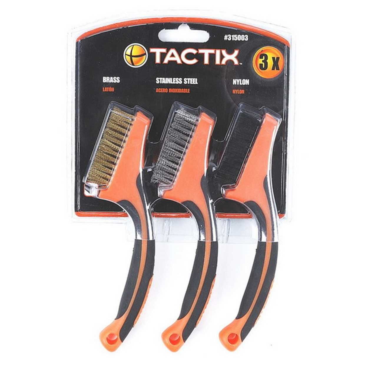 Tactix Brush Set 3 Piece Mini