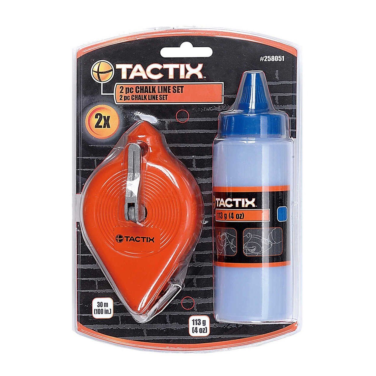 Tactix Chalk Line 2 Piece Set