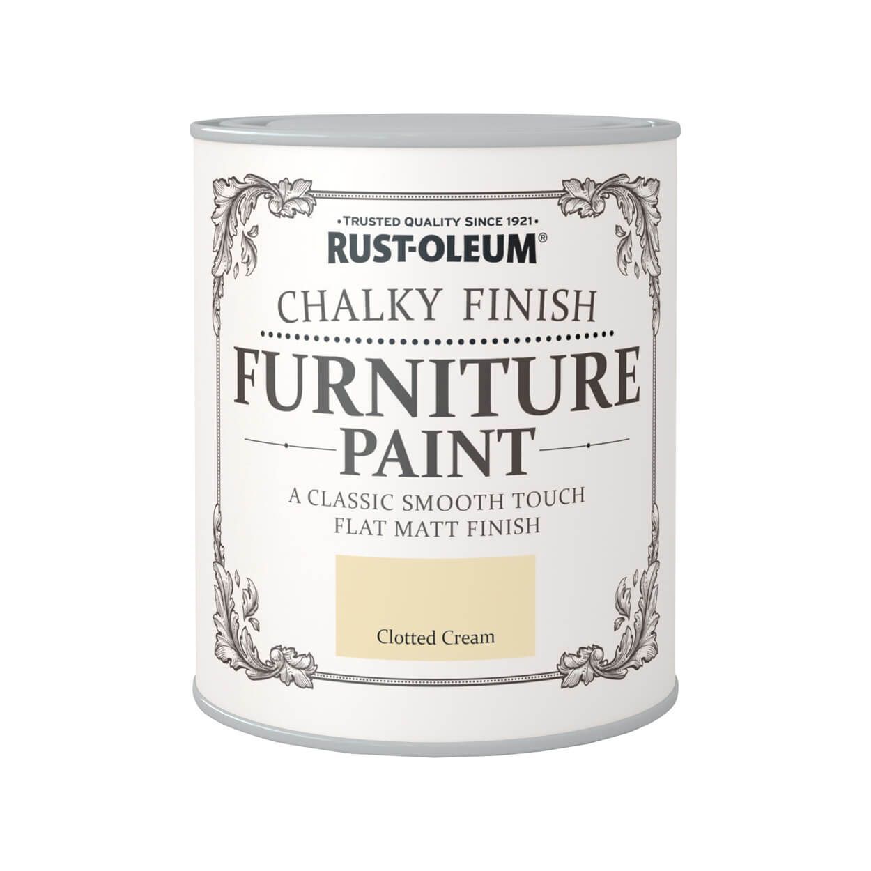 Rust-Oleum Chalky Finish Furniture Paint Clotted Cream 750ml