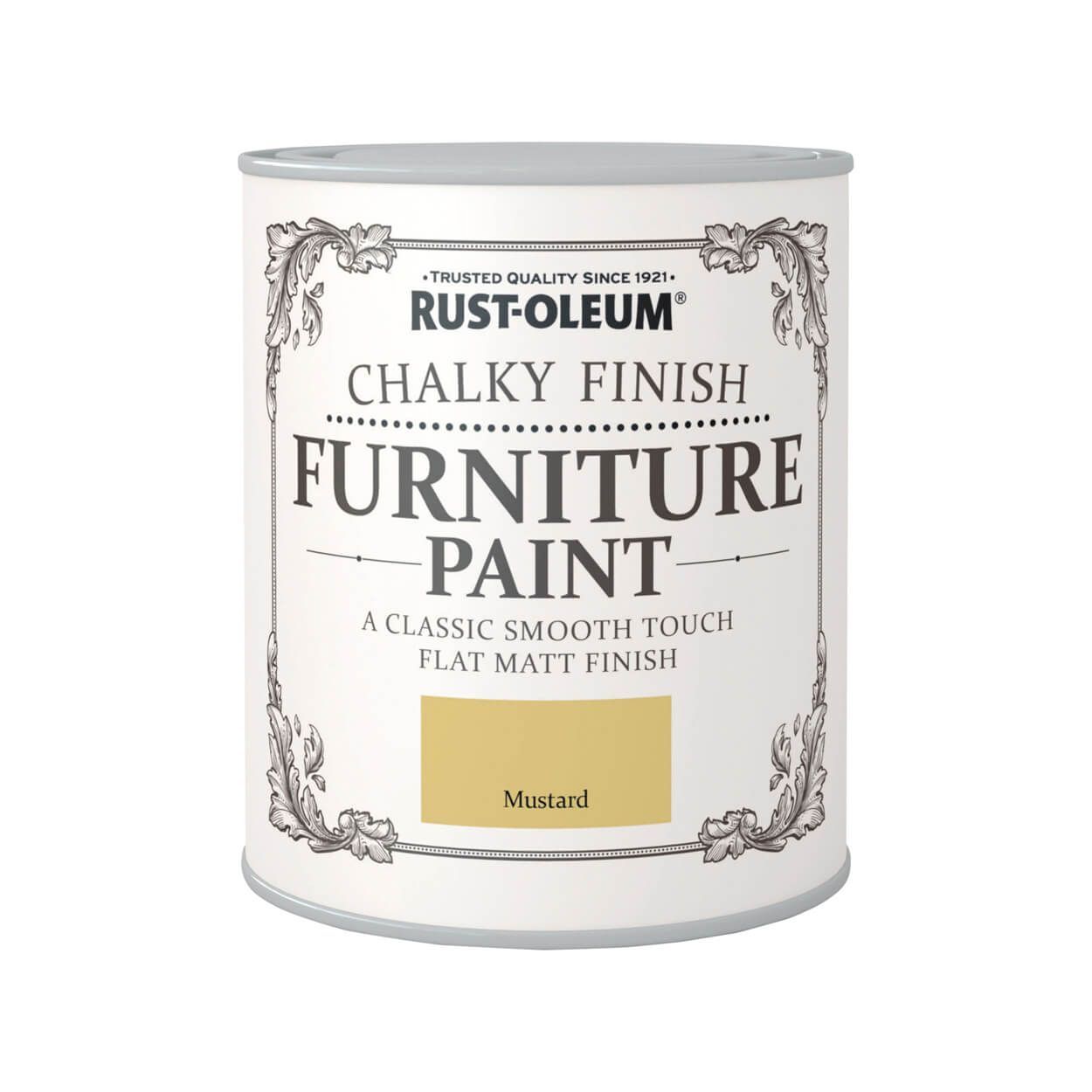 Rust-Oleum Chalky Finish Furniture Paint Mustard 125ml