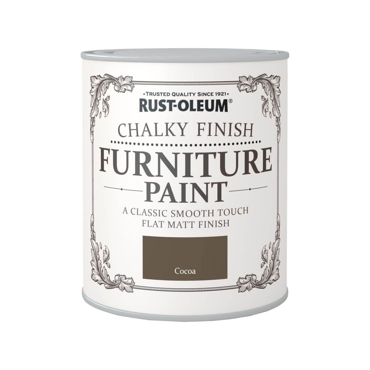 Rust-Oleum Chalky Finish Furniture Paint Cocoa 750ml