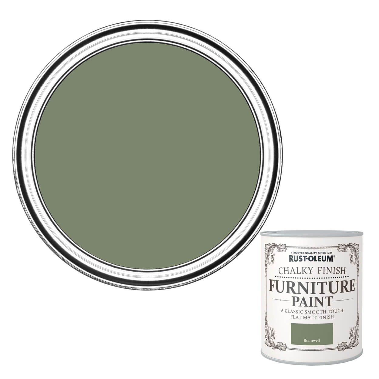 Rust-Oleum Chalky Finish Furniture Paint Bramwell 750ml