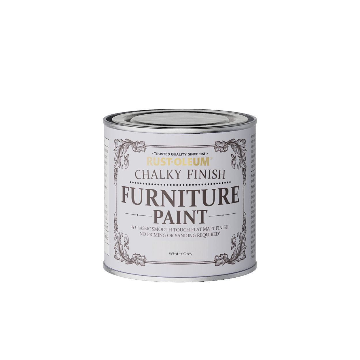 Rust-Oleum Chalky Finish Furniture Paint Winter Grey 125ml