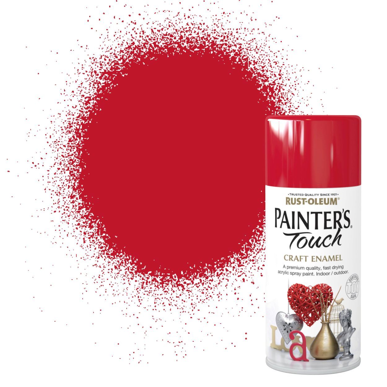 Rust-Oleum Painter's Touch Craft Enamel (Spray) Cherry Red 150ml