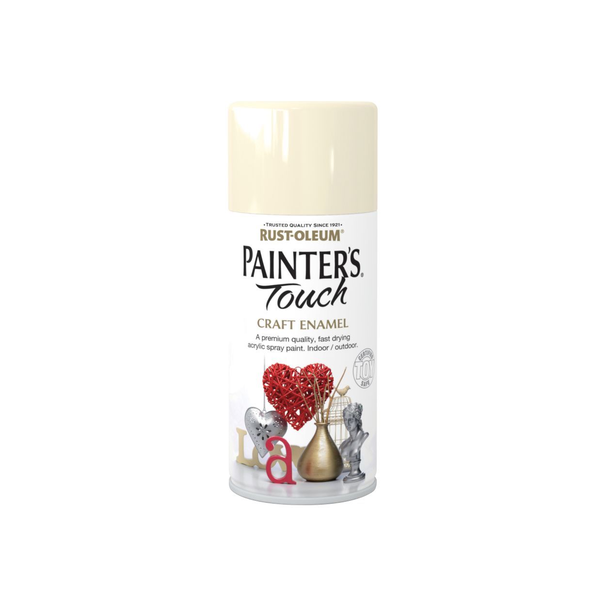 Rust-Oleum Painter's Touch Craft Enamel (Spray)  Heirloom White 150ml