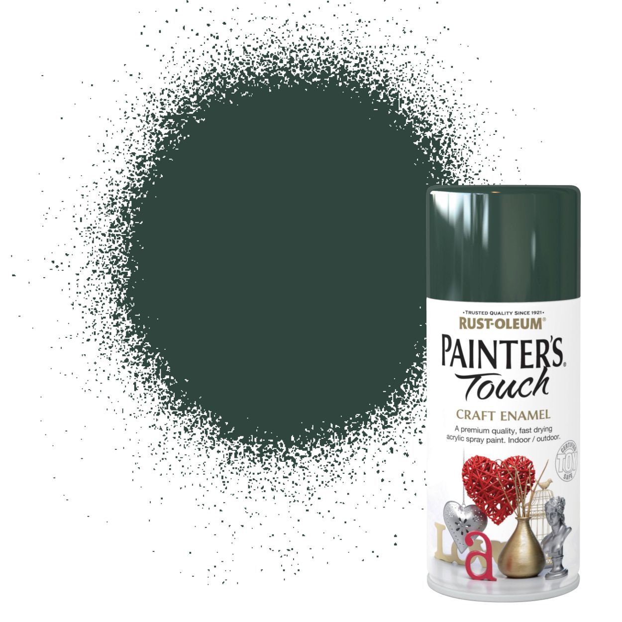 Rust-Oleum Painter's Touch Craft Enamel (Spray)  Oxford Green 150ml