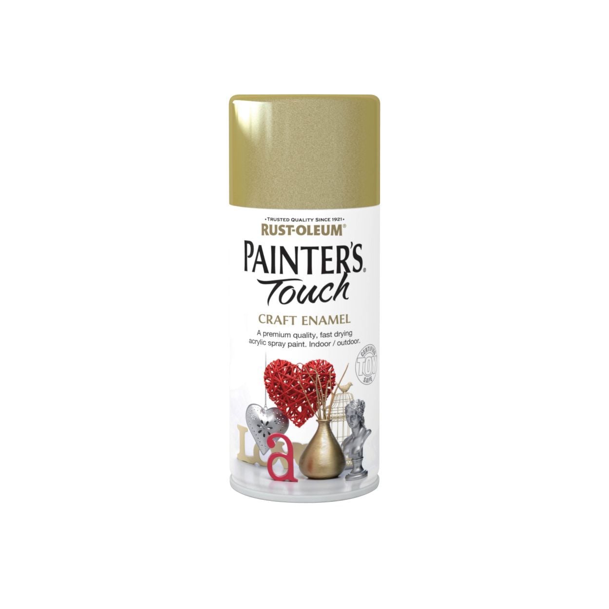 Rust-Oleum Painter's Touch Craft Enamel (Spray)  Gold Metallic 150ml