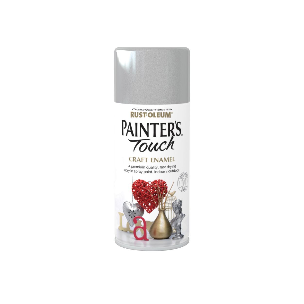 Rust-Oleum Painter's Touch Craft Enamel (Spray)  Silver Metallic 150ml