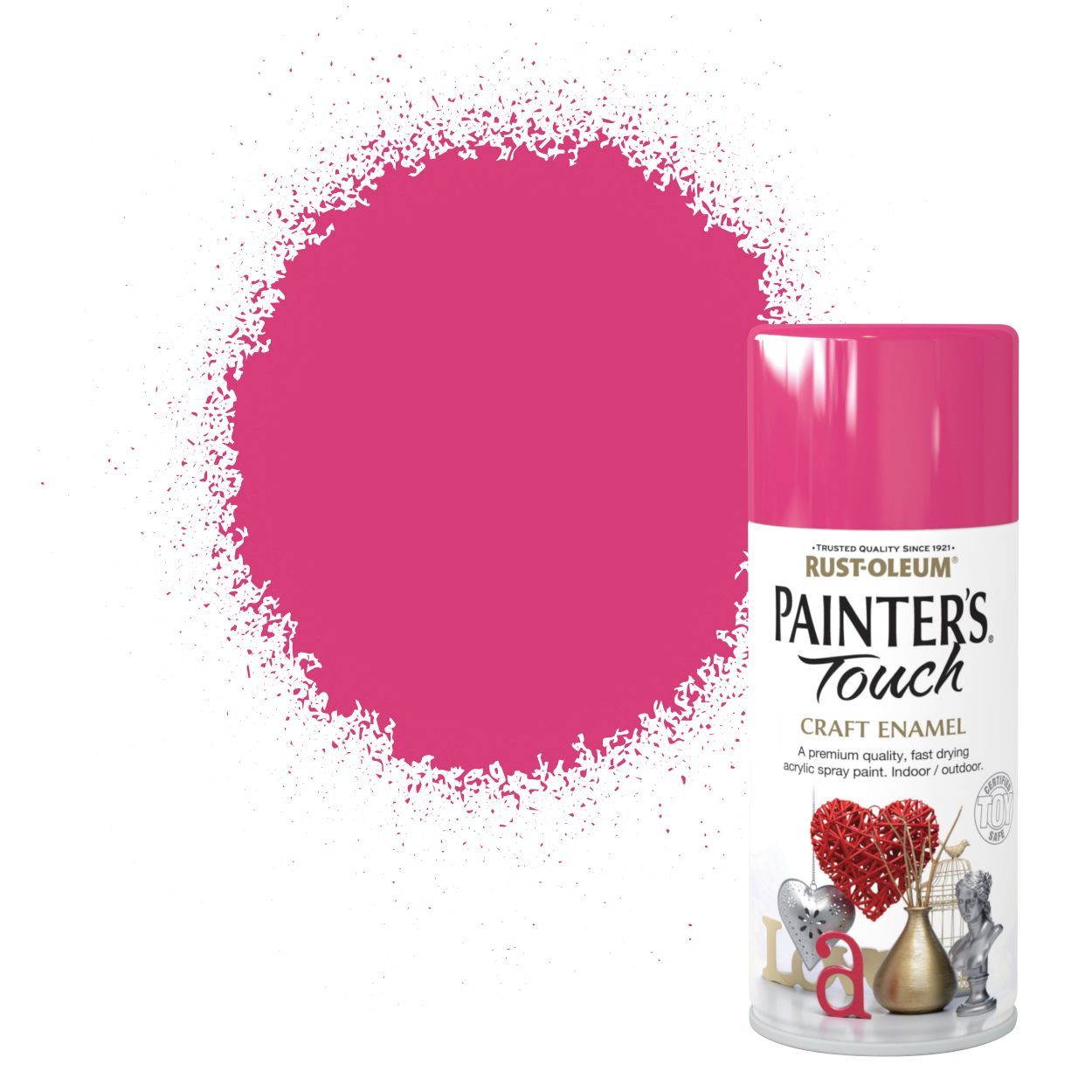 Rust-Oleum Painter's Touch Craft Enamel (Spray)  Blossom Pink 150ml