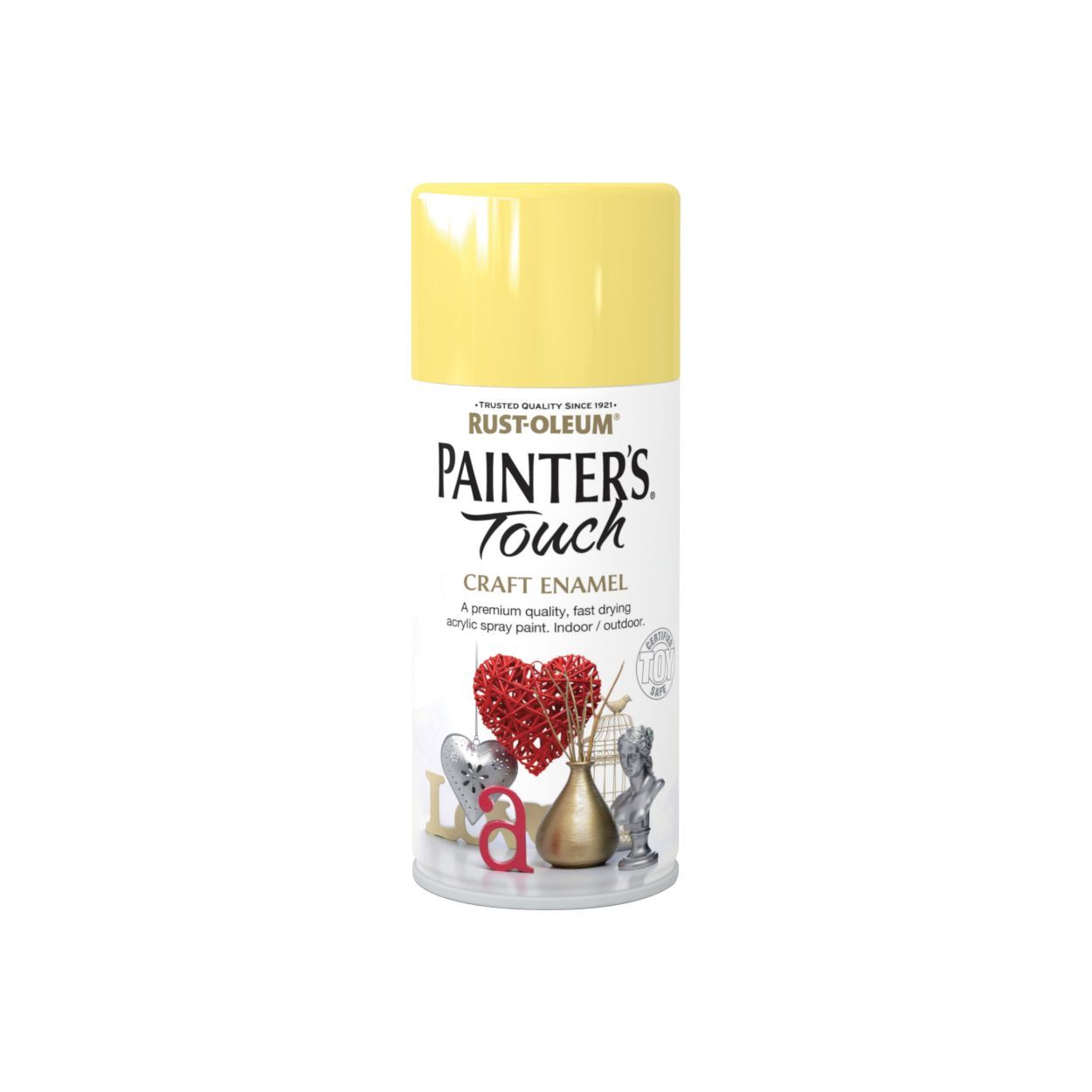 Rust-Oleum Painter's Touch Craft Enamel (Spray)  Buttercup Yellow 150ml
