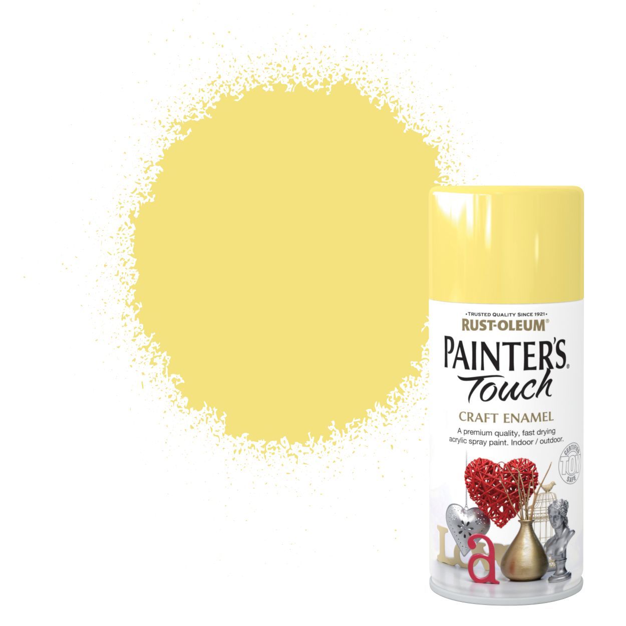 Rust-Oleum Painter's Touch Craft Enamel (Spray)  Buttercup Yellow 150ml