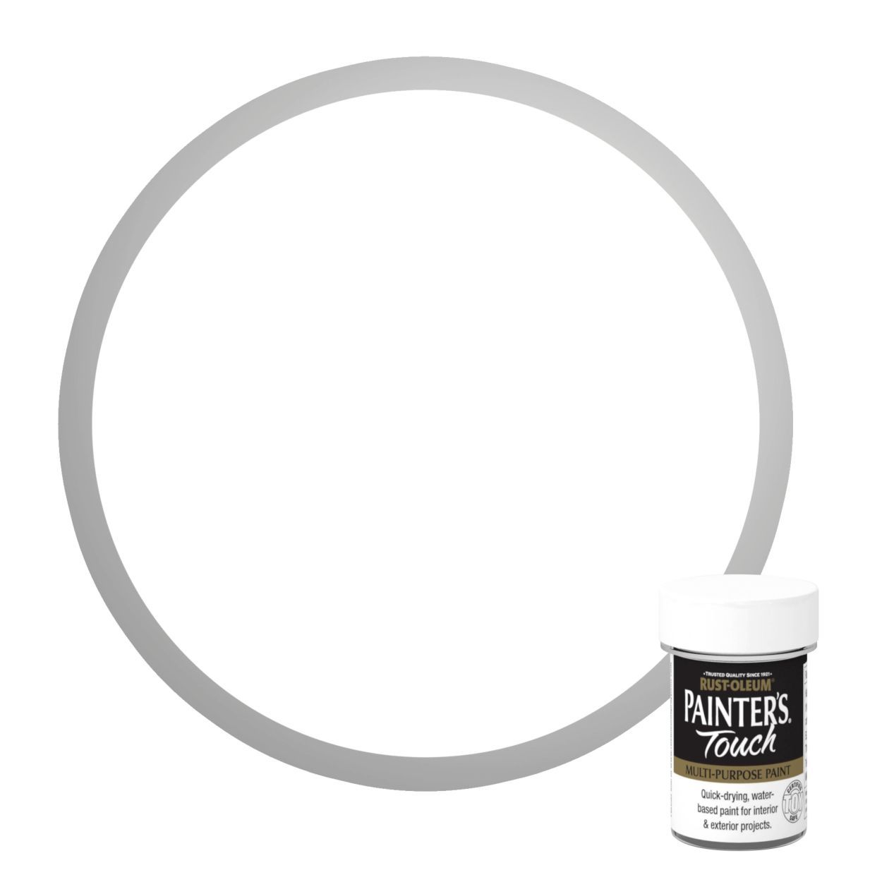 Rust-Oleum Painter's Touch (Small Brush Pot)  Gloss White 20ml