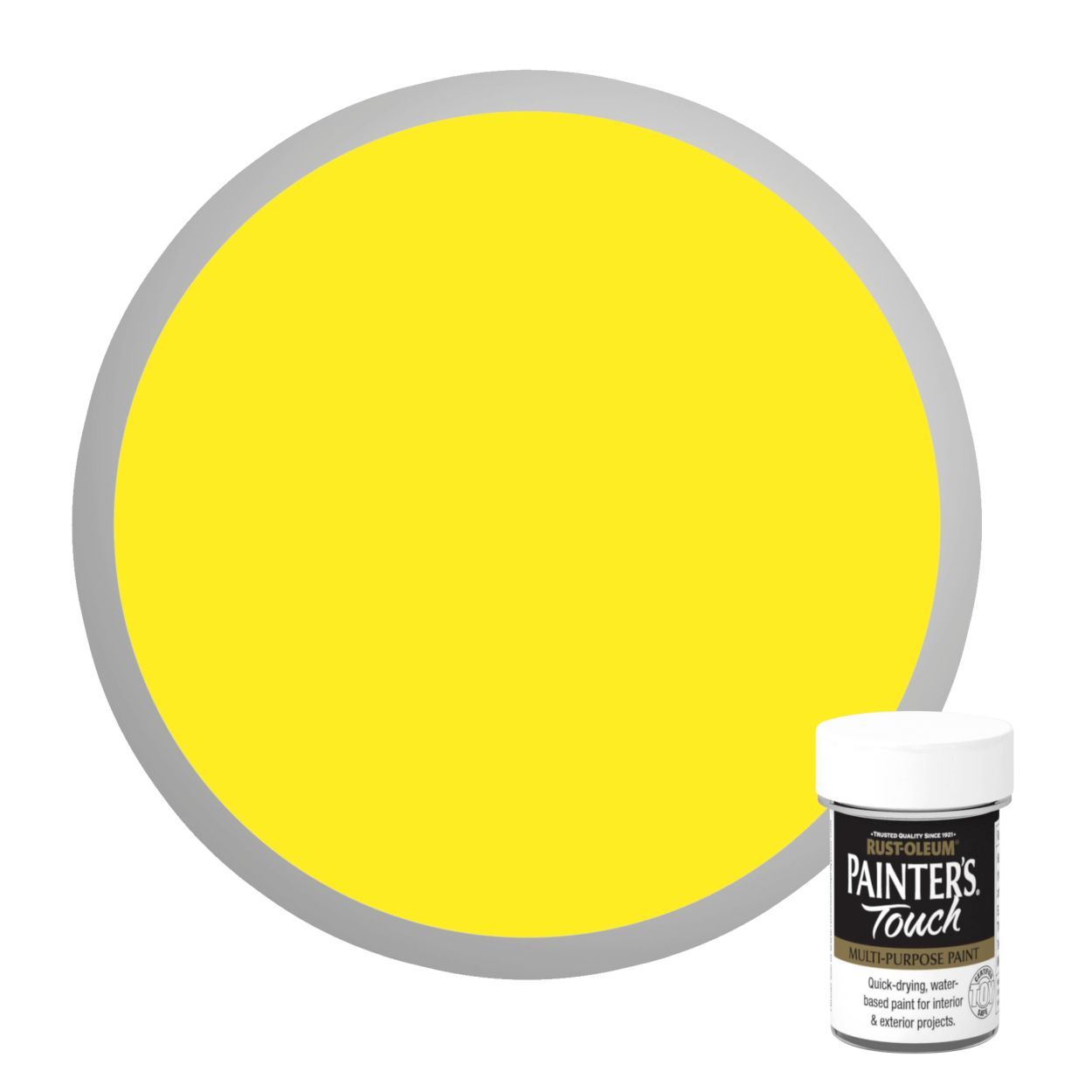 Rust-Oleum Painter's Touch (Small Brush Pot) Bright Yellow 20ml