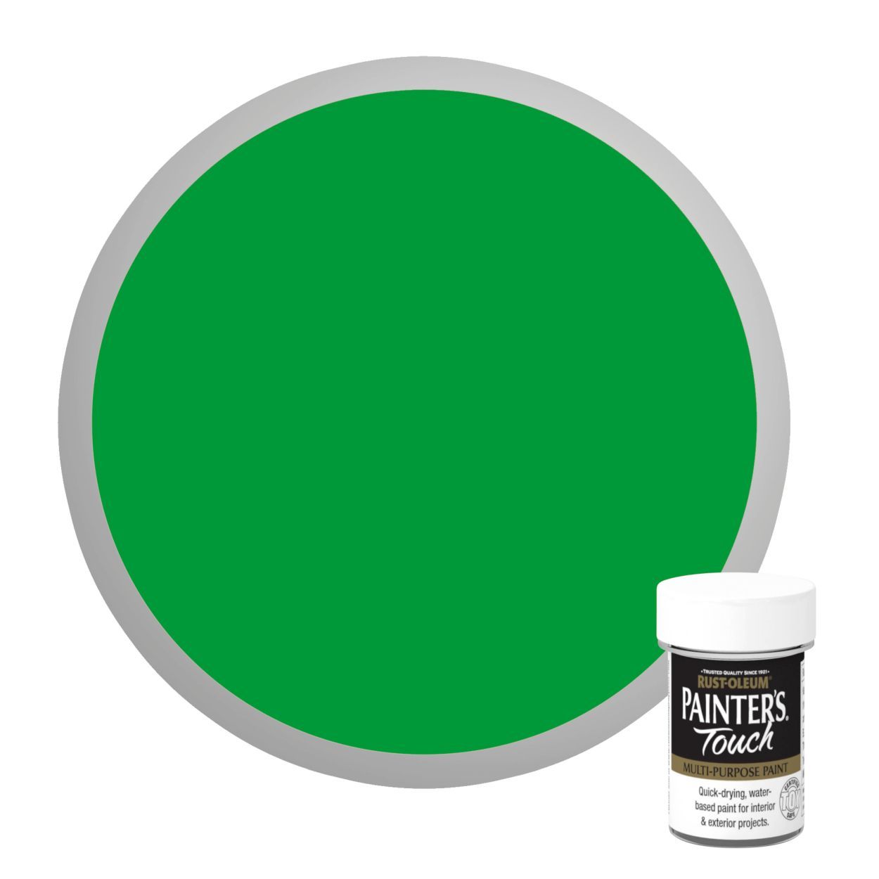 Rust-Oleum Painter's Touch (Small Brush Pot) Bright Green 20ml