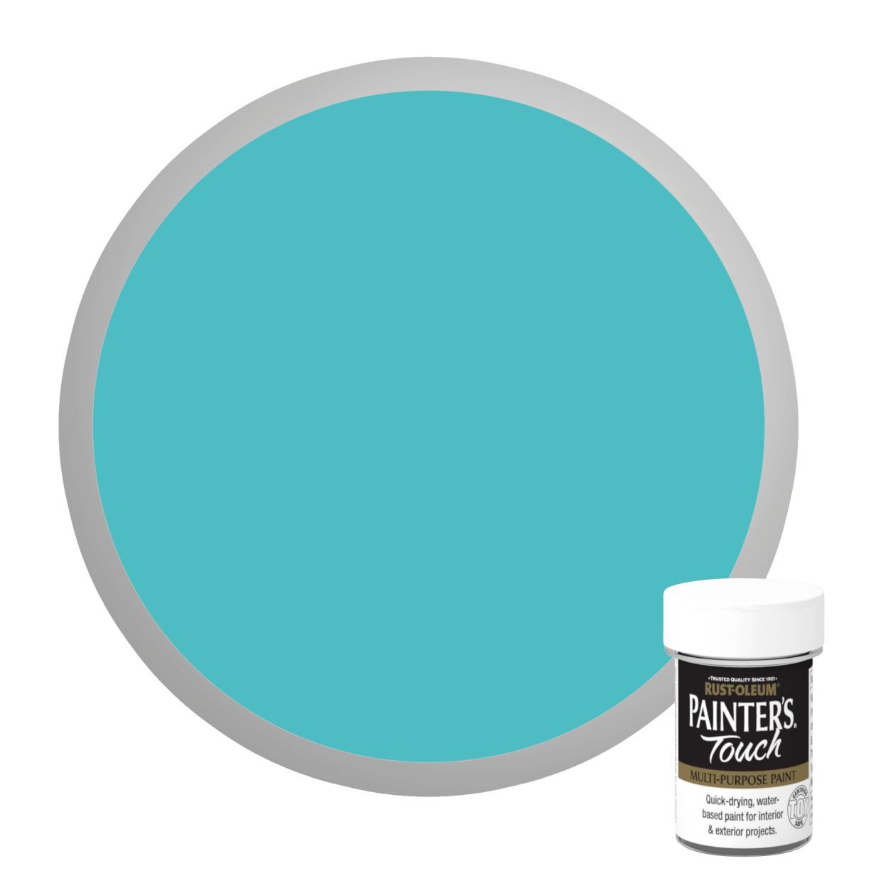 Rust-Oleum Painter's Touch (Small Brush Pot) Aqua 20ml