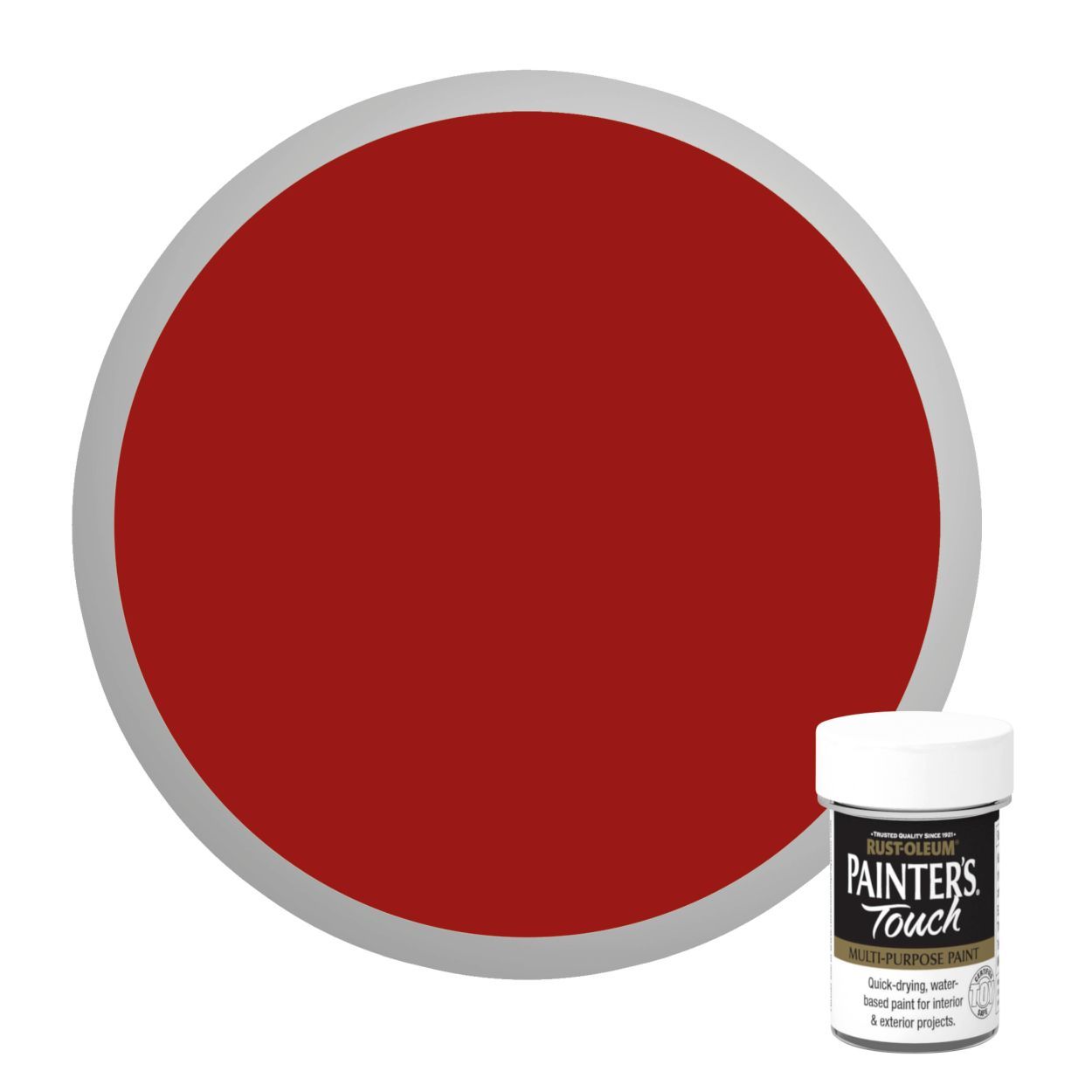 Rust-Oleum Painter's Touch (Small Brush Pot) Deep Red 20ml