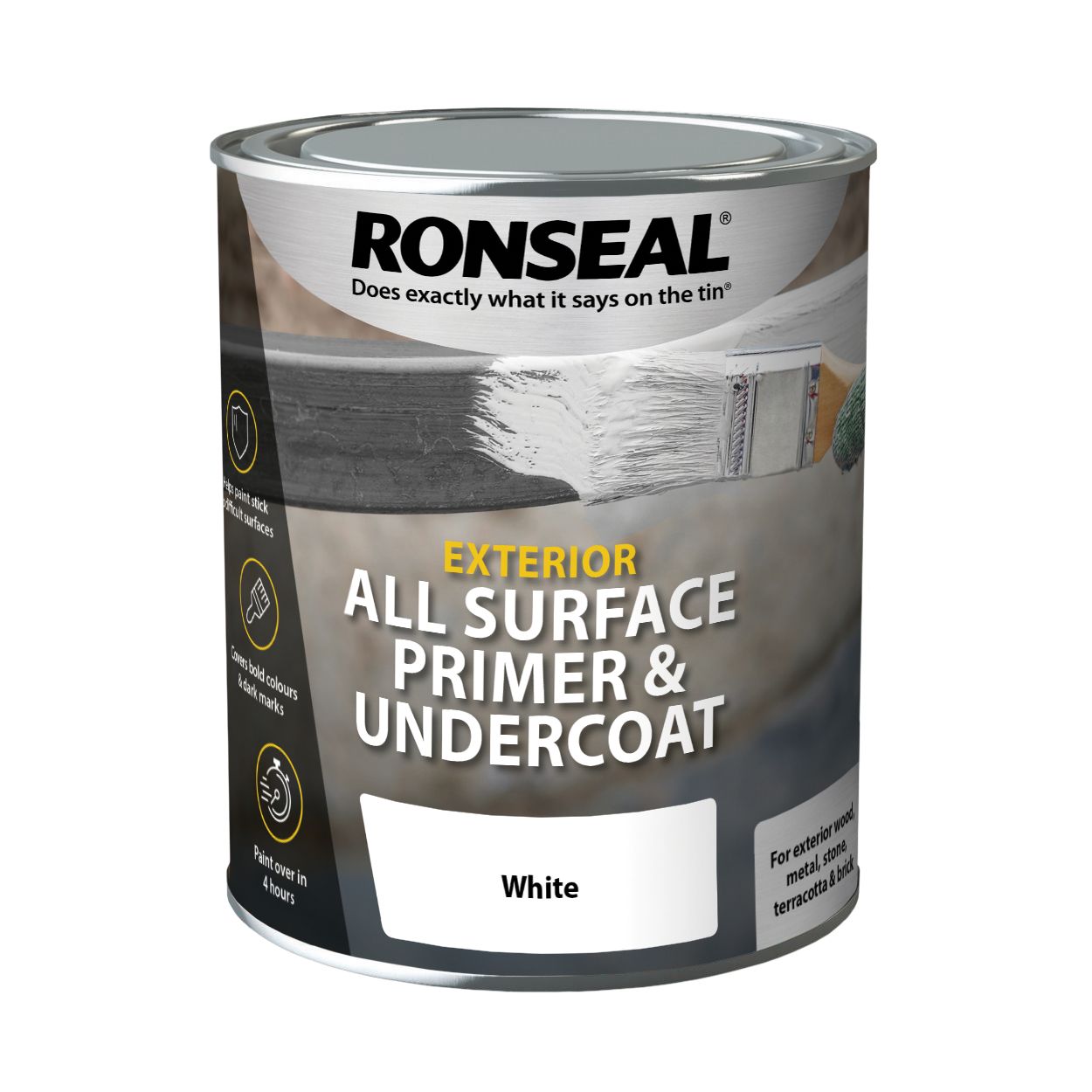 Ronseal 750ml All Surface Primer & Undercoat White