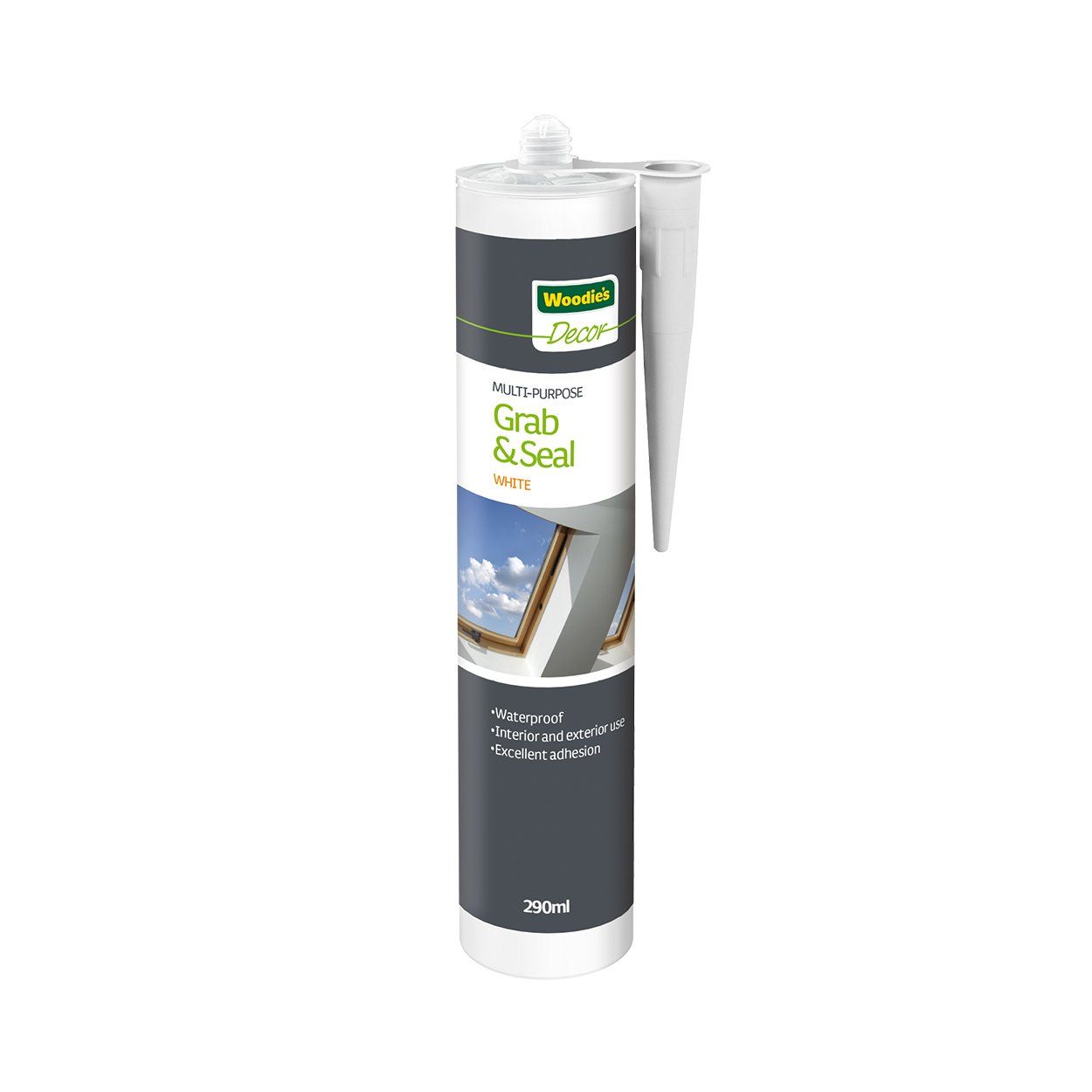 Woodies Multi-Purpose Grab and Seal White 290ml