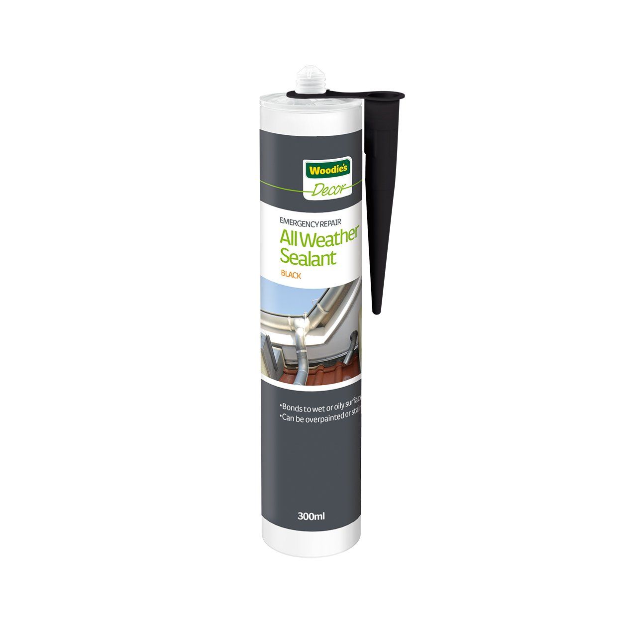 Woodies Emergency Repair All Weather Sealant Black 300ml