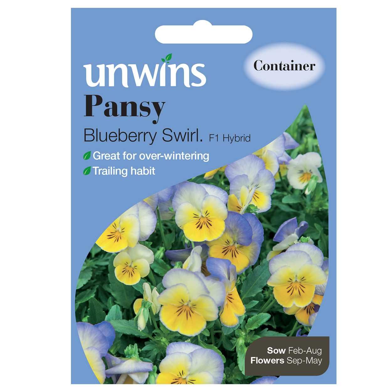 Pansy Blueberry Swirl