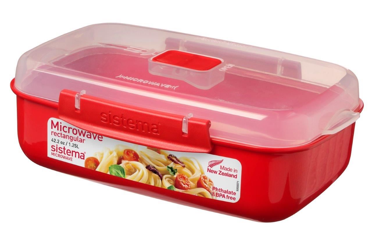 Sistema Rectangular Microwave Container