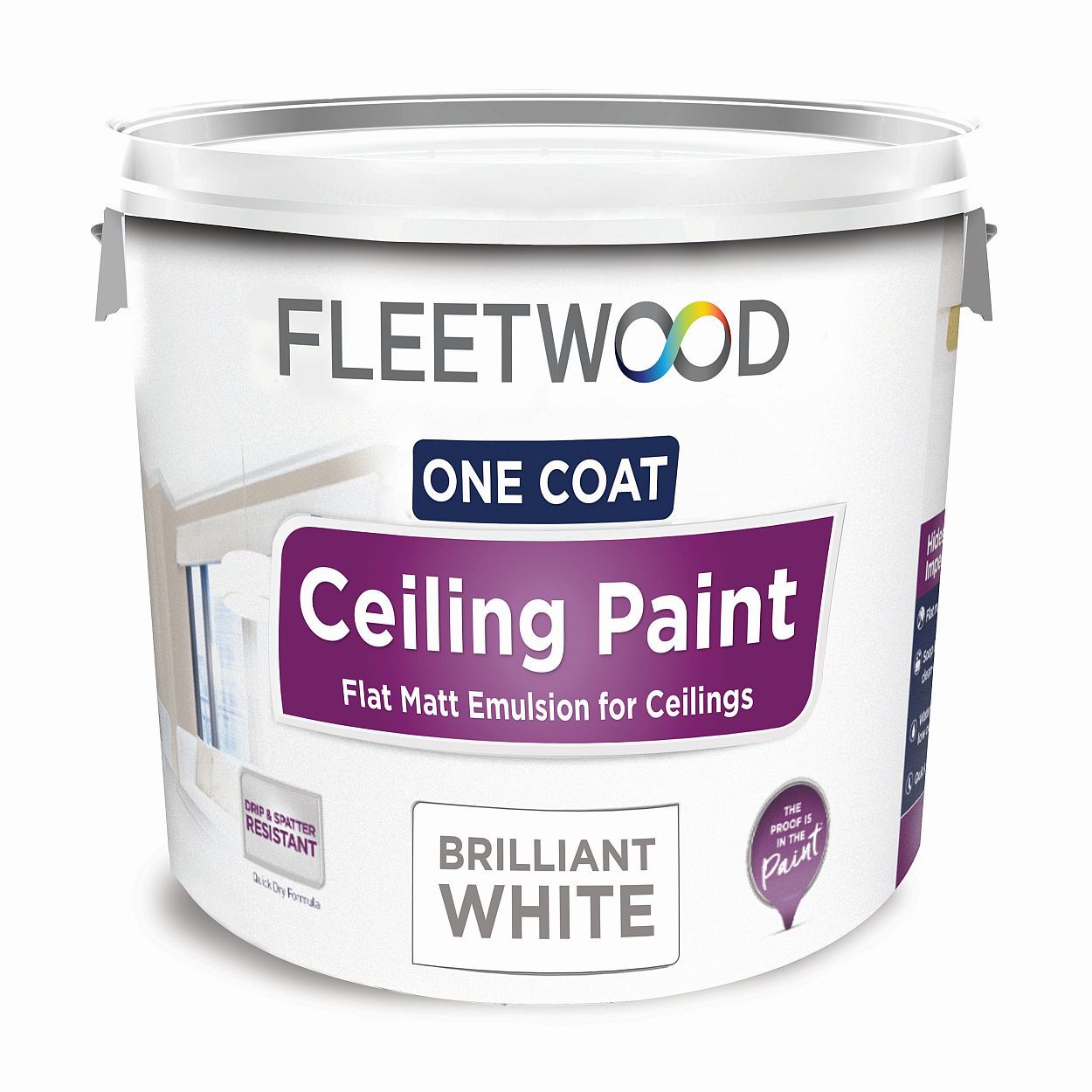 Fleetwood 10 Litre Ceiling Paint