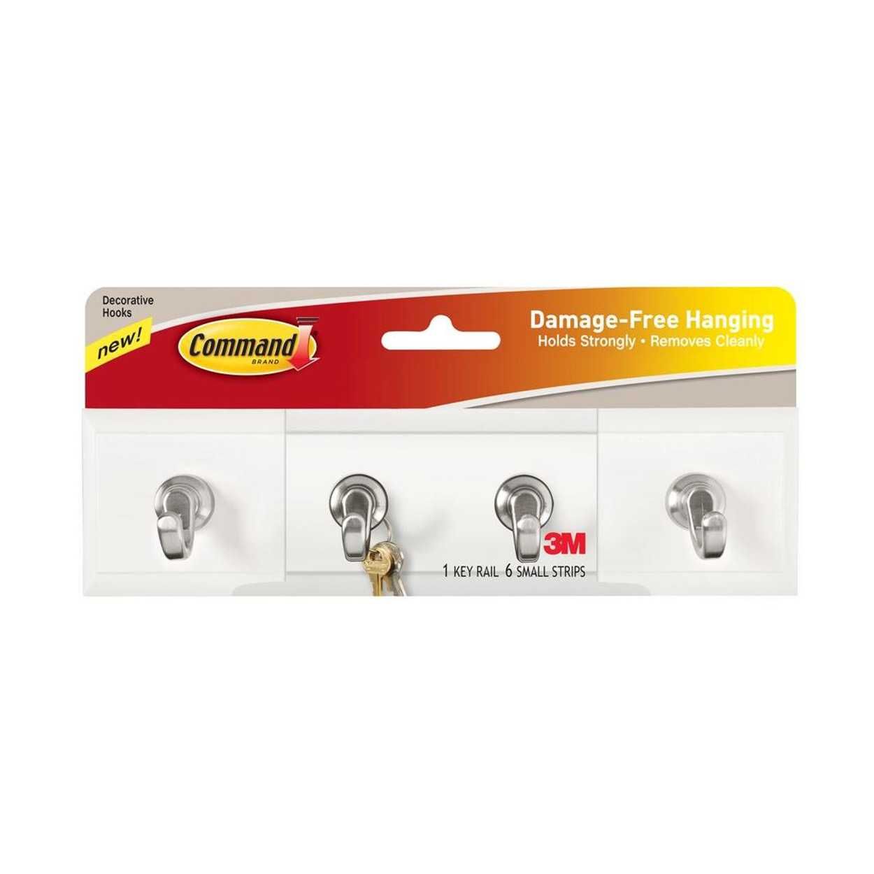 Command Quartz Key Rail