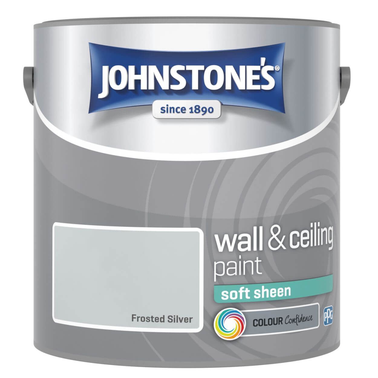 Johnstone's Vinyl Soft Sheen Frosted Silver 2.5ltr