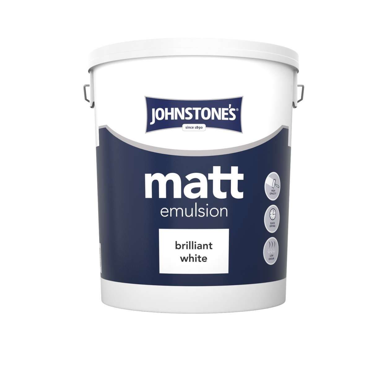 Johnstone's Matt Brilliant White 15ltr