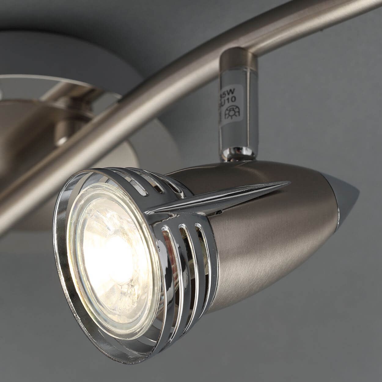 Elara 4 light Spotlight Bar Satin Nickel