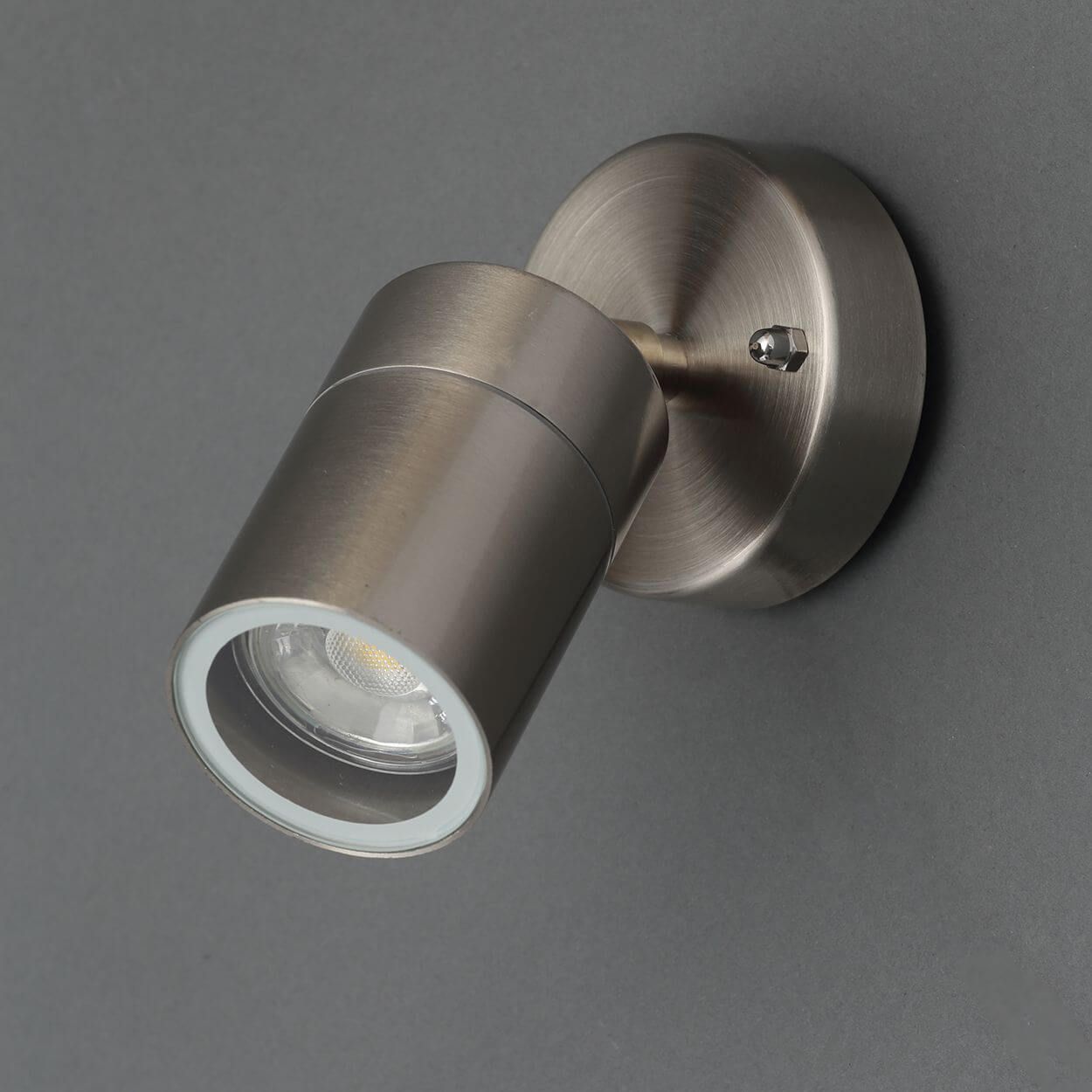 Leto 1 light Up or Down Wall Light Stainless Steel