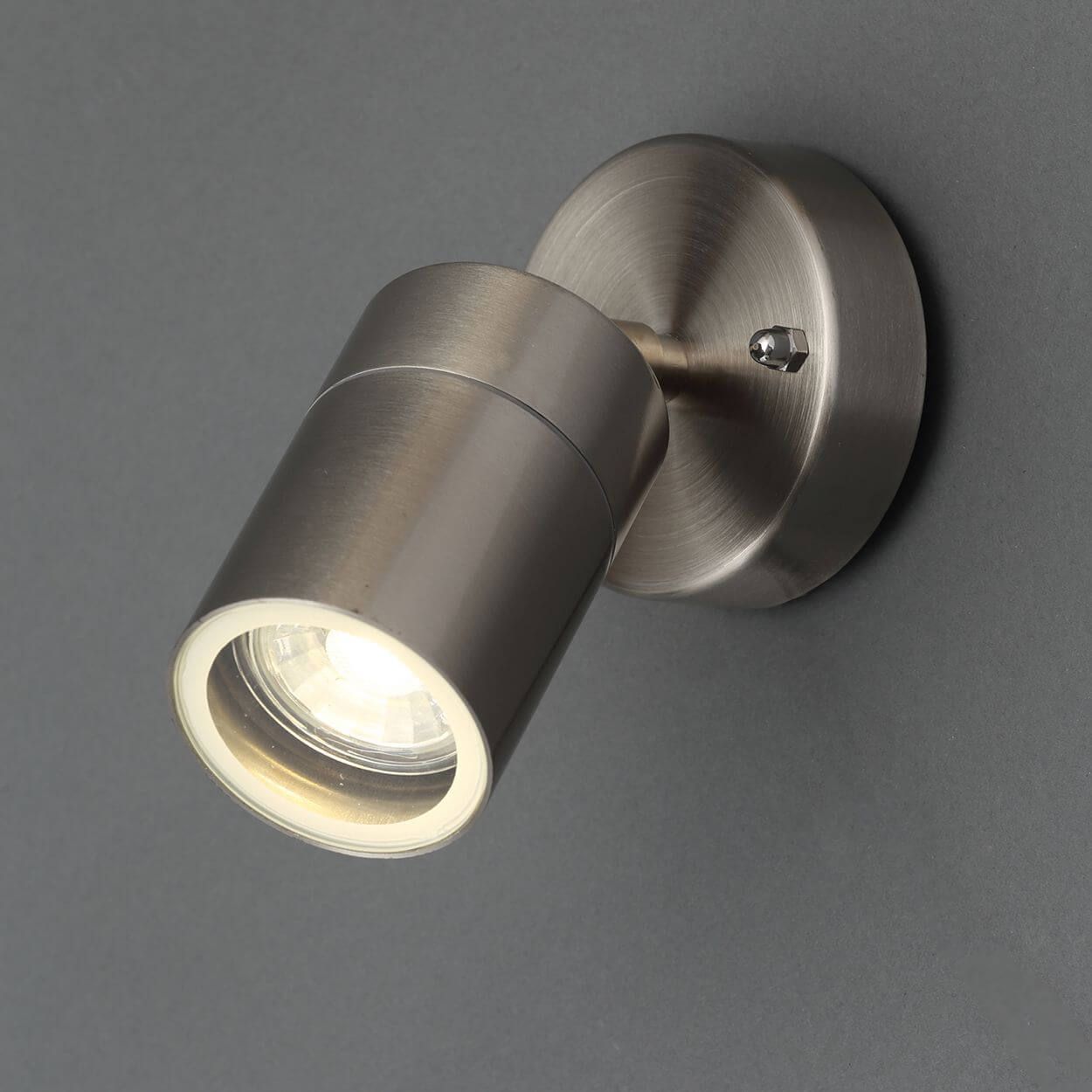 Leto 1 light Up or Down Wall Light Stainless Steel